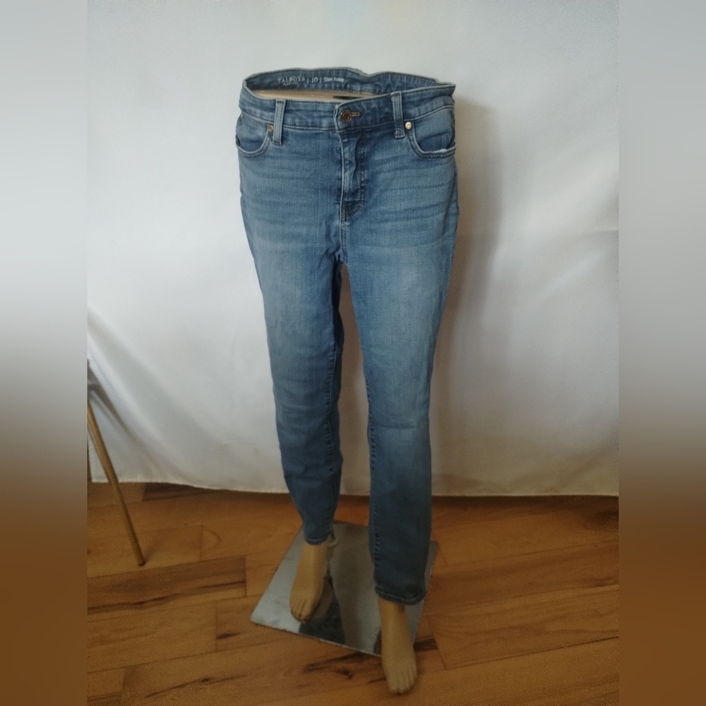 Talbots Flawless Slim Ankle Jeans Women’s Size 10 Blue Stretch Denim